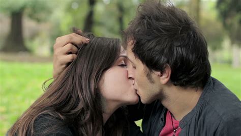 Passionate Couple Kiss Stock Footage Video Shutterstock