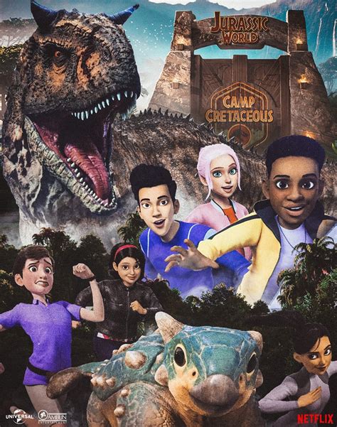 Jurassic World Camp Cretaceous Primeros Posters