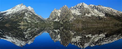 2177 Mountains Reflected Lake Panorama Photos Free And Royalty Free