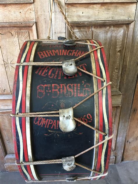 Antique Marching Band Drum From The Church Lads Brigade At 1stdibs