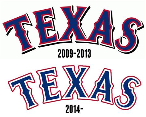 2014 Logo Tx Rangers Texas Rangers Baseball Baseball Softball Sports