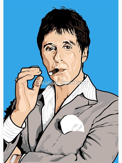 Al Pacino Scarface Pop Art Canvas Print By Feelmeflow Redbubble