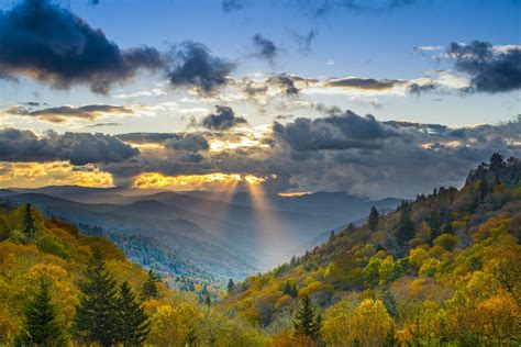 Great Smoky Mountains Nationalpark In Den Appalachen Der Usa