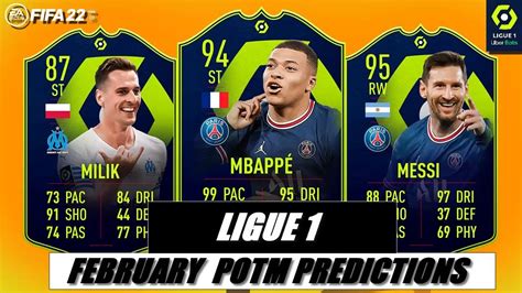 Fifa 22 February Ligue 1 Potm Predictions MbappÉmessimilik💪