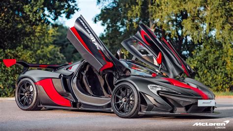 Red And Black Mclaren P1 Gtr Is A 4 Million Road Legal Racer Carscoops