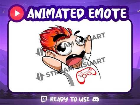 Crazy Run Guy Animated Emote Twitch Emotes Wacky Hilarious Comical
