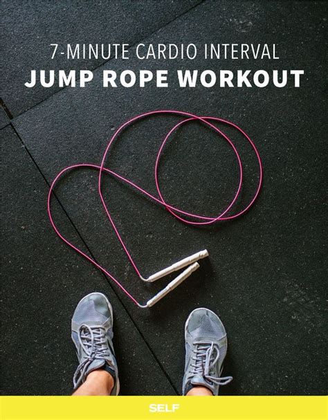 This 7 Minute Cardio Interval Jump Rope Workout Will Get Your Heart