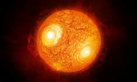 Artists Impression Of The Red Supergiant Star Antares Eso