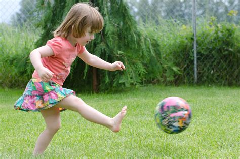 Toddler Kicking A Ball Mr Available Kim Reimer Flickr
