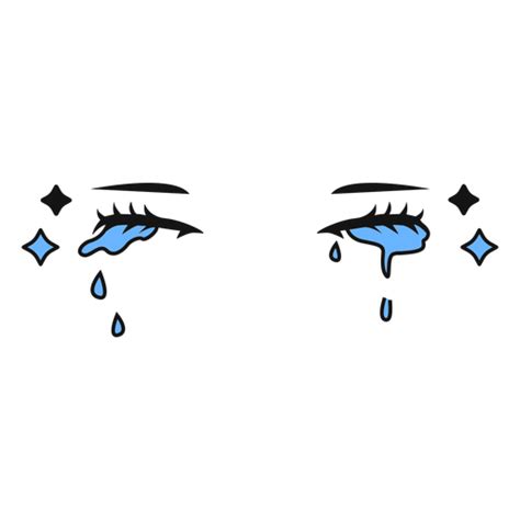 Crying Eyes Color Stroke Png And Svg Design For T Shirts