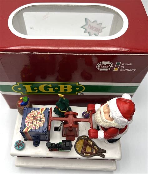 Lgb 21010 Dc Christmas Santa Hand Car In Box Ebay