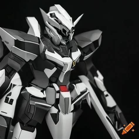 Sleek Gundam Exia With Black And White Design On Craiyon
