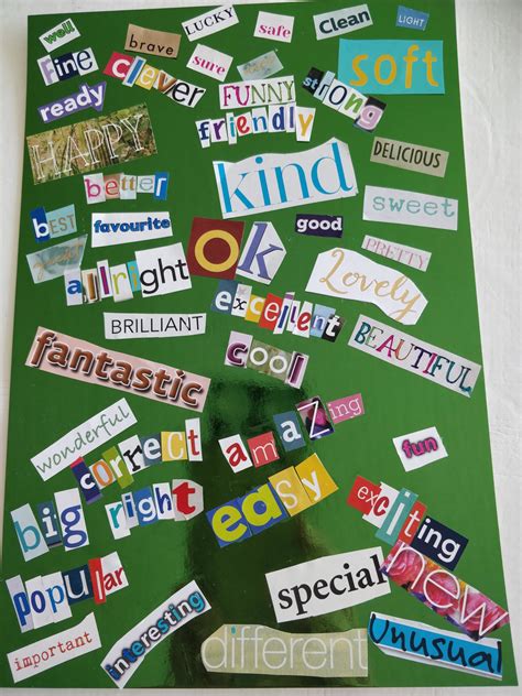 Adjectives Poster