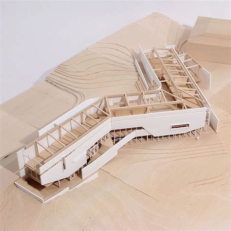 House Landscape Landscape Architecture Model Concept Models