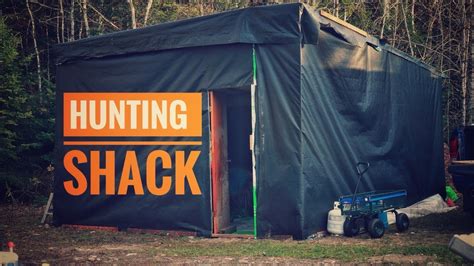 Hunting Shack Around Trailer Build Youtube