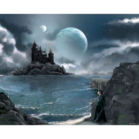 Witch Castle Liked On Polyvore Featuring Backgrounds Castles And Blue