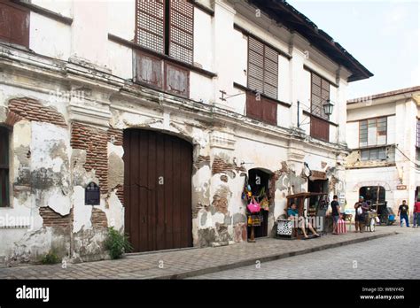 July Ilocos Sur Philippines Historic Town Of Vigan Vigan Is A Unesco World Heritage