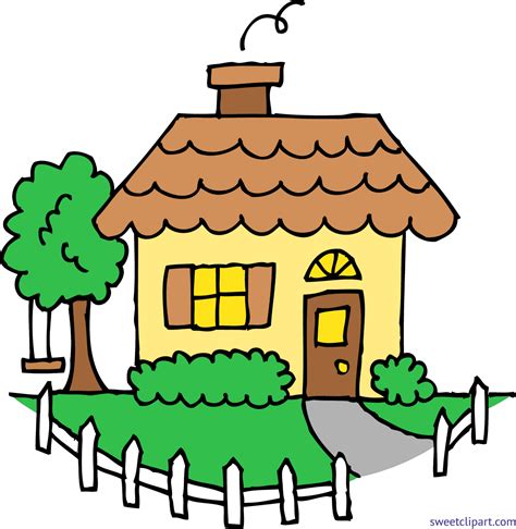 House Sweet Clipart Cute Free And Coloring Pages Fastclipart