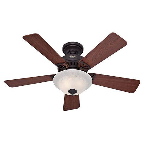 Super efficient dc motor ceiling fans. Hunter Auberville 44-inch Bronze Ceiling Fan | The Home ...