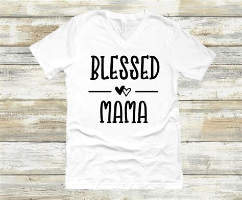 blessed mama t shirt mothers day t shirt mom shirt t shirt etsy