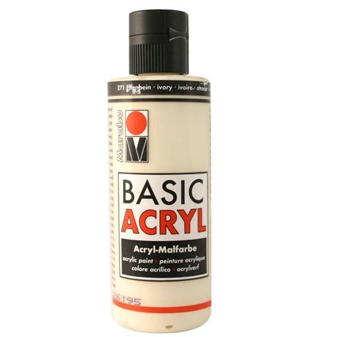 Acrylique Basic Acryl Ivoire 80 Ml Peinture Acrylique Par Marque
