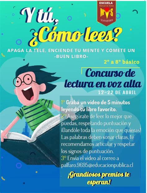 Concursos Por El Día Del Libro Escuela Básica Manuel De Salas