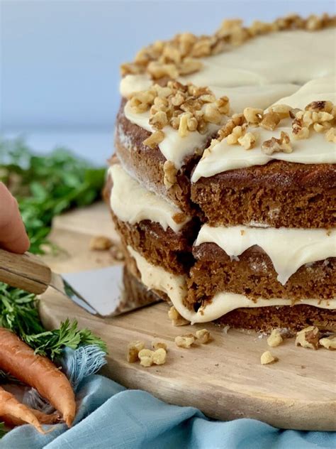 Layered Carrot Cake Eating Gluten And Dairy Free