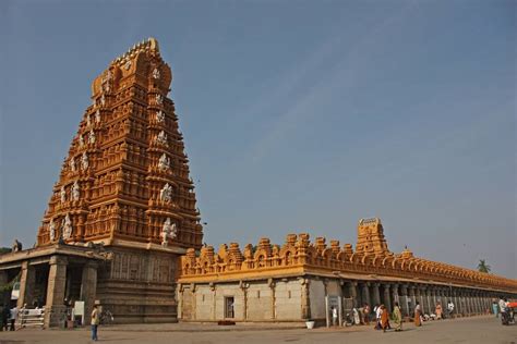 Architecture Of The Famous Srikanteshwara Temple In Nanjangud Mysore