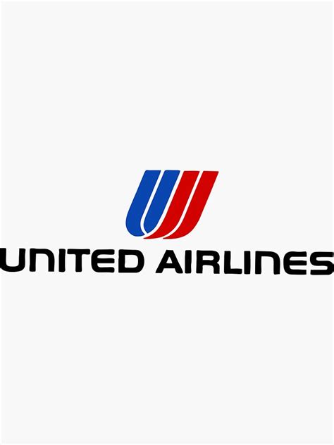 United Airlines Sticker For Sale By Namoidred Redbubble