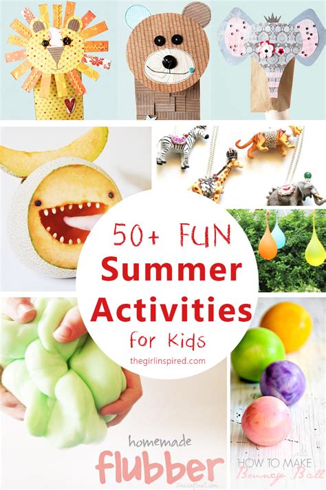 50 Super Fun Summer Activities For Kids Girl Inspired