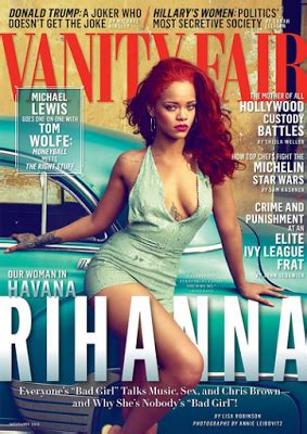 Rihanna Strips Completely Naked For Vanity Fair November Issue