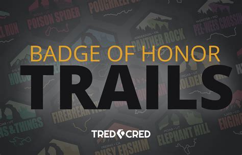 Current Jeep Badge Of Honor Trail List Tred Cred