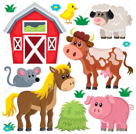 Printable Farm Animals Clipart