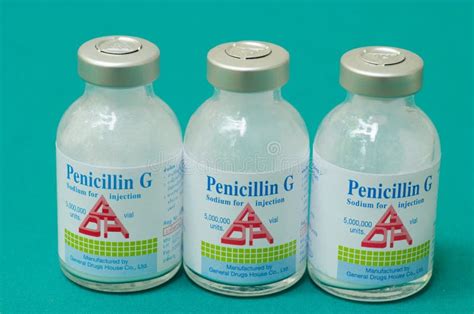 Close Up Of Penicillin G Injection Editorial Stock Photo Image Of
