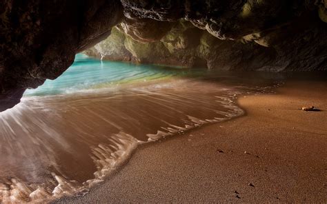 Fondos De Pantalla 1920x1200 Px Playa Cueva Gruta Oculto Paisaje