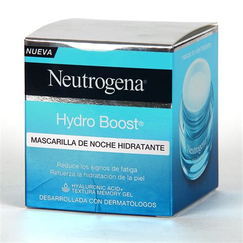 neutrogena hydro boost mascarilla de noche hidratante 50 ml farmacia jiménez