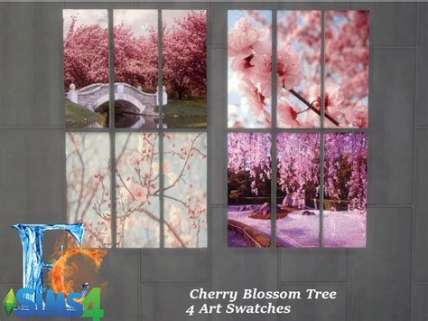 The Sims Resource Cherry Blossom Art