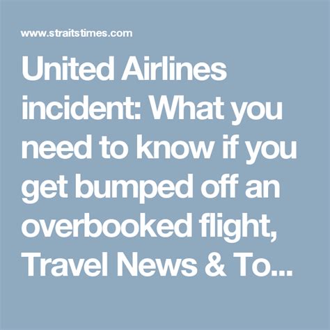 United Airlines Incident What You Need To Know If You Get Bumped Off