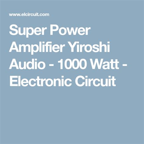 Power amplifier yiroshi is suitable for outdoor or indoor. Super Power Amplifier Yiroshi Audio - 1000 Watt in 2020 | Power amplifiers, Amplifier ...
