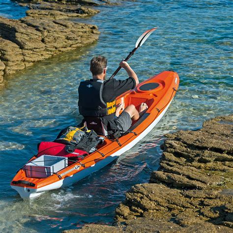 Kayaking can be anywhere between peaceful to thrilling and dangerous. Sit-on-top kayak - JAVA - BIC Kayaks - rigid / sea / touring