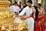 Aishwarya Rai With Her Husband Abhishek Bachan Wedding New Images ...