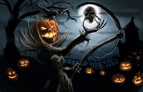 scary halloween wallpapers wallpaper cave