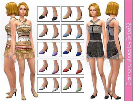 The Sims Resource Diamond Shoes