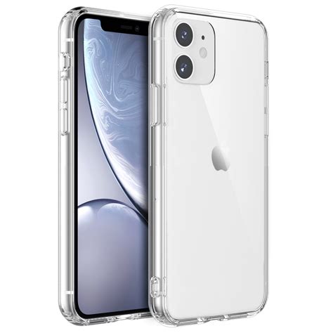Shamos Case For Iphone 11 Clear Shock Absorption With Tpu Bumpers Anti