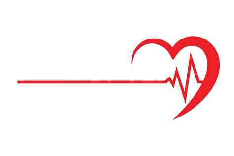Logo For A Cardio Clinic Vector Illustration Medical Logo Doodle On