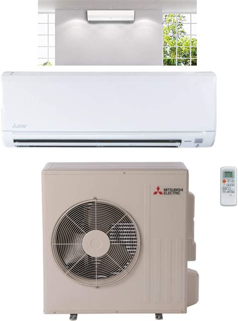 Amazon Com Mitsubishi 12 000 BTU 1 Ton Cooling Heating Ductless Mini