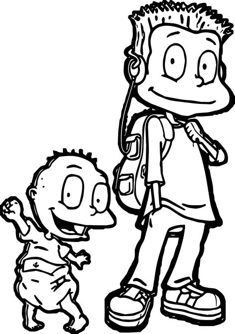 Tommy Pickles Coloring Page Wecoloringpage
