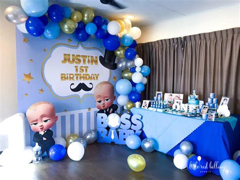 Celebrate Your Childs Birthday With Boss Baby Theme Birthday Decoration