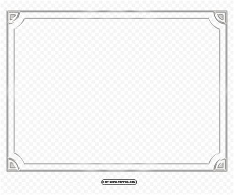 Border Frame Cutout Png Clipart Images Toppng