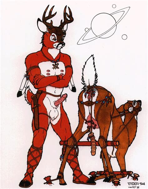 Rule 34 Anthro Anthro Bestiality Bondage Cervine Crotchboob Deer